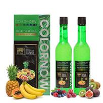 ColorNow Fruit Vinegar Gel-Based Natural Black Hair Color, 10-Min Quick Hair Dye for Men & Women, 100% Grey Coverage, Long-Lasting, Smooth & Shin green