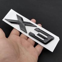 3D ABS Logotipas X3 Emblema Raidės Ženklelis Automobilio Galinės Bagažinės Lipdukas BMW X3 F25 E83 G01 G45 Xdrive 20d 30d 20i 28i 30i 35i Priedai white