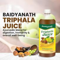 Baidyanath Ayurved Triphala Juice 1L & Panch tulsi 30 ml Drop | 100% Ayurvedic | Herbal Laxative For Relieves Constipation & Improves Digestion |