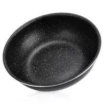 Wok keptuvė su PFLUON GRANIT danga, juoda, 26 cm