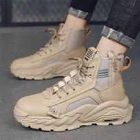 Autumn Men's High Boots  Comfortable Training Botas Mens Outdoor Waterproof Non-slip Desert Combat Boots Botas Para Hombre 44