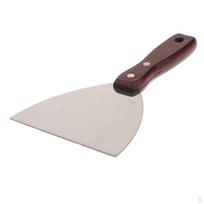 Thickened Stainless Steel Wood Handle Putty Paint Scraper 125mm white