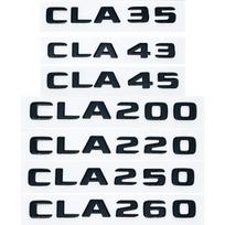3D Raidės CLA180 CLA200 CLA220 CLA250 CLA260 4Matic ABS Emblema Mercedes Benz C118 W117 Automobilio Sparno Bagažinės Galinės NFJFCTU5 Logotipo Lipdukas CLA180 black