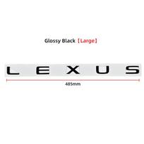 3D ABS Automobilio raidės Galinės bagažinės Lexus Logotipo Emblemos Lipdukai Ženklelis Lexus F SPORT GX460 Ct200h IS250 ES 220D IS200 Fsport GS GX