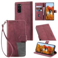 for Samsung Galaxy S20,S20 FE Vintage Color Block Folio Wallet Phone Case RFID Anti-Theft Card Holder Galaxy S20 FE brown