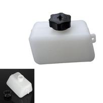 Plastikinis motociklo benzino bakas, skirtas mini varikliui, purvo dviračio purvo dviračio filtras 1L White gray