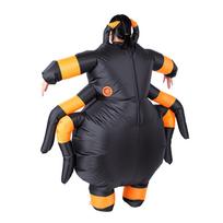 Pripučiamas voro kostiumas 150-190 cm vyrams ir moterims Juokingas pripučiamas kostiumas karnavalams, Cosplay vakarėliams Poliesteris gray