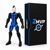 Zmvp Nenugalimasis Markas Greisonas Veiksmo Figūrėlė Articulated Superherojus Modelis Žaislas Su Dėžute Kolekcionuojama Dovana Gerbėjams Suaugusiems blue