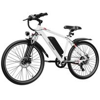 HEADEER BK1350 Miesto kelionėms elektrinis dviratis 48V15AH baterija Elektrinis dviratis 500W varikliai Suaugusiųjų elektrinis dviratis 26 colių padanga Vyrų elektrinis dviratis balta