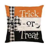 Pumpkin Hug Pillow Case Halloween Range Decoration Home Sofa Cushion Set Living Room Bedroom Pillow Cover 45*45cm JYM472-2