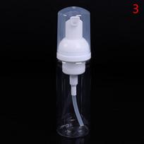 60 ml tušti plastikiniai kelioniniai putojantys rankų plovimo muilo dozatoriai su putų siurbliuku 60ml white