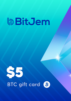 BitJem Bitcoin Gift Card 5 USD Key GLOBAL