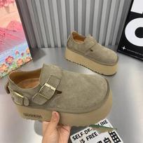 Nauji Moteriški Platforminiai Mokasinai Batai Laisvalaikio Plokščiapadžiai Sportbačiai Mados Tendencija Suede Sportiniai Batai Rudens Bėgimo Kelionės Zapatillas De Mujer 36 gray