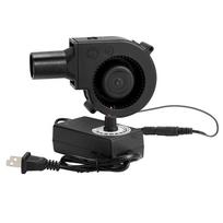 12V 9733 Oro pūstuvas Centrifuginis ventiliatorius su greičio reguliatoriumi išmetimo ir vėsinimo reikmėms 3D spausdintuvuose, kepsninėse black