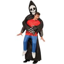 Fantastiškas vandeniui atsparus pripučiamas Et Cosplay kostiumas suaugusiems ir vaikams Adult Black  Azrael black