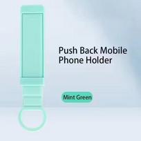 Mobile Phone Bracket Sticky Ring Buckle Push-pull Lazy Support Function Wristband Bracket Non-slip Back Sticker white