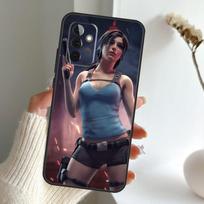 Lara Croft Tomb Raider Case For Samsung Galaxy A16 A26 A36 A56 A55 A35 A15 A54 A34 A14 A52 A32 A12 A13 A33 A53 A17 Samsung A55 black