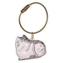 Transparent Pet Hair Storage Box Cat Hair Storage Capsule Keychain for Cat Fur DIY Memorial Gift for Pet Lovers brown
