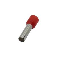 Presuojamas izoliuotas antgalis 16mm2 / 5AWG laidui, varis, raudonas, 100 vnt.