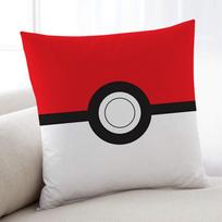 P-Poke B-Ball-Es P-Pokemon-Es Cushion Cover Home Bedding Sofa Living Room Pillowcase Simple Soft Skin Cushion Cover Party Gift Peach skin 18*18(CM)-1Pcs black
