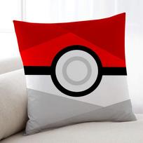 P-Poke B-Ball-Es P-Pokemon-Es Cushion Cover Home Bedding Sofa Living Room Pillowcase Simple Soft Skin Cushion Cover Party Gift Peach skin 18*18(CM)-1Pcs