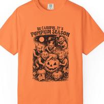 Vintage Halloween Comfort Colors Pumpkin Season Halloween T-Shirt Spooky Goblin Shirt Pixies Fall Medieval Gothic Horror Tee Fairytale 4XL brown