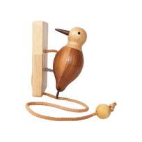 Wooden Doorbell Decorative Rustic Door Knocker for Home Garden One Size