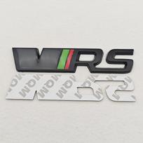 3D Metalinis Logotipas VRS Lipdukas Raidės Emblema Automobilio Priekinės Grotelės Sparnas Šoninė Bagažinės Ženklelis Skoda RS VRS Lipdukai Aksesuarai gray