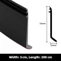 1/2m Rubber Waterproof Self Adhesive Strip for Window Glass Door Balcony Sliding Windproof Soundproof Sealing Home Weatherstrip black