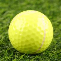 Didelio stiprumo Novelty Guminiai golfo kamuoliukai Golfo žaidimo kamuoliai tennis yellow
