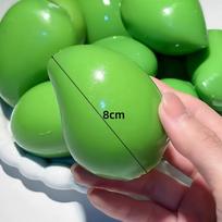 Temperature Changing Mango Squishy Fidget Toys Soft Handmade Stress Ball Squeeze Toy Asmr Decompression Relaxation Toy Gift green