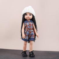 1/6 Ispanija Paula Princesės Lėlė 32cm Vinilinė Lėlė Realistiškos 3D Akys Sąnariai Judantys Saldus Makiažas Madingi Drabužiai + Lėlės Pasidaryk Pats Apsirengimo Žaislas Dolls-Clothes Set black