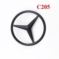 Juodi C43 logotipo raidės BITURBO 4MATIC ženklelis Automobilio galinės žvaigždės lipdukas BITrunk AMG emblema Mercedes Benz AMG W205 W206 C205