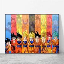 Spausdinti Son Goku KaKarot 'Cuadros' Geriausios dovanos vaikams ant drobės Šeimos kambariui 40cm×60cm NoFrame yellow