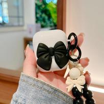 „Airpods“ silikoniniai dėklai 3 „AirPods“ dangtelis „1 2“ laikymo dėklas Visas dangtelis Naujas skirtas „Airpods Pro 2022“ dangteliai, atsparūs kritimui, atsparūs dilimui AirPods 3 Case juoda