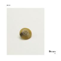 Resin Plum Blossom Button Shirt Knitted Cardigan Clothing Decorative Buttons Woolen Coat Trench Coat Buttons 4 #[17mm resin plum blossom brown]
