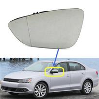 For VW Jetta 6 MK6 EU Model 2011 2012 2013 2014 2015 2016 2017 Car Door Side Heated Wing Mirror Glass Left Driver Side white