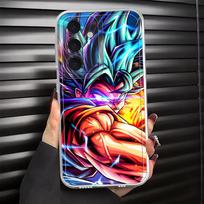 Raudonas Son Goku dėklas Samsung Galaxy A57 A36 A37 A52 A17 A26 A24 A52 A34 A35 A54 A15 A25 A51 A55 A56 A14 A16 telefonui A13 A33 Galaxy A31