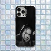 L-Lana Del Rey Bluebird Phone Case For iPhone 17,16,15,14,13,12,11,Air,X,XR,Pro,Max,Plus IMD Silver Shell iPhone16plus