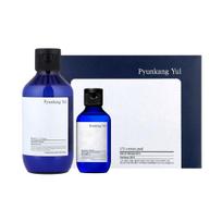 Pyunkang Yul Essence Toner Set (200ml + 100ml) with Premium Cotton Pads - Intense Hydration & Skin Balancing Kit blue