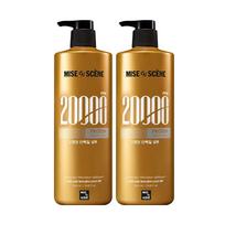 Mise en scene Protein Therapy Clinic 20000 Protein Shampoo Double Pack High-Capacity 1000ml x 2pcs beige