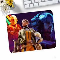 A-ARC Raiders Game Mousepad Small LockEdge Mouse Pad For Gamers Computer Desk Pad Rectangular Anti-slip Rubber LE180x220x2mm red