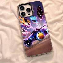 R-Rocket L-League game Phone Case For iPhone 17 Air 16 15 14 11 12 13 Pro Max Plus X XR XS Colored Silver Hard Cover iPhone 16 gray