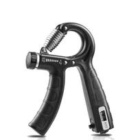 Grip Strength Trainer With Counter Hand Grip Strengthener With Adjustable Resistance 11-132 Lbs (5-60Kg) Forearm Strengthener black