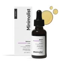 Minimalistinis veido serumas su retinolu 0,1% | Mažina smulkias raukšles | Praturtintas bakuchiolu ir skvalanu | Anti-aging ir drėkinanti formulė | Visiems black