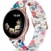 20 mm apyrankės minkštos silikoninės juostelės, skirtos Garmin Vivoactive 5 3 Venus SQ 2 Plus/Forerunner 165 265 645, skaidri juostelė 20mm Venu-SQ gray