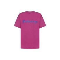 Balenciaga FW22 T Shirt Women's Fuchsia 612965TMVB45079 L purpurinė