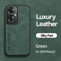 OPPO Reno 11 11F 5G dėklas Odinis Silikoninis Automobilinis Magnetinis Laikiklis Atsparus Smūgiams Telefono Dėklai OPPO Reno11 F Reno11F 5G Galinis Dangtelis For Reno 11 5G gray