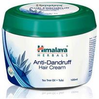 Himalaya Anti-Dandruff Hair Cream. Dandruff removal and pr, oil-replacement hair cream. Scalp. Contains Tea Tree Oil & Tulsi. Women's and Men's 100ml blue