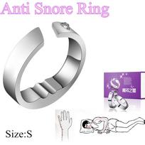 Anti Snoring Ring Stopper Sleeping Breath Aid Acupressure Treatment Stop Snore Device S gray